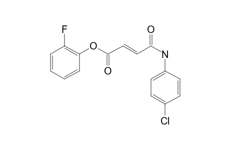 Fumaric acid, monoamide, N-(4-chlorophenyl)-, 2-fluorophenyl ester