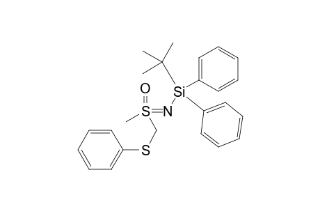 N-(tert-Butyldiphenylsilyl) methyl phenylthiomethylene sulfoximine