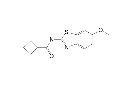 N-(6-Methoxy-1,3-benzothiazol-2-yl)cyclobutanecarboxamide