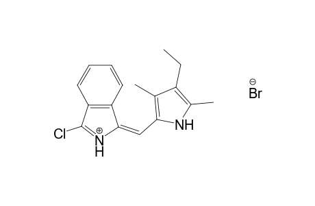 1-Chloro-8-ethyl-7,9-dimethylbenzopyrromethylene hydrobromide