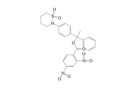 alpha-methyl-p-(tetrahydro-2H-1,2-thiazin-2-yl)benzhydrol, 2,4-dinitrobenzoate, S,S-dioxide