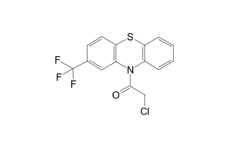 10-(chloroacetyl)-2-(trifluoromethyl)-10H-phenothiazine