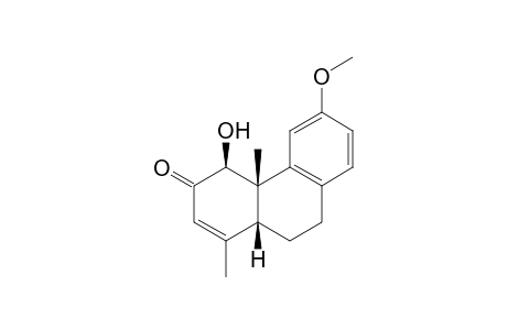 1.beta.-Hydroxy-12-methoxy-19-nor-5.beta.-podocarpa-3,8,11,13-tetraen-2-one