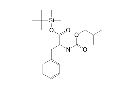 (t-butyl)dimethylsilyl N-isobutyloxycarbonyl-O-[(t-butyl)dimethylsilyl]-.beta.-phenyl-.alpha.-aminopropanoate