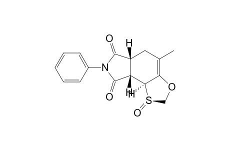 5H-[1,3]Oxathiolo[4,5-e]isoindole-6,8(5aH,7H)-dione, 8a,8b-dihydro-4-methyl-7-phenyl-, 1-oxide, (1.alpha.,5a.alpha.,8a.alpha.,8b.alpha.)-