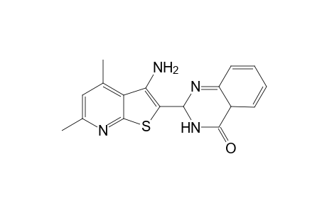 2-(3-Amino-4,6-dimethylthieno[2,3-b]pyridin-2-yl)-2,4a-dihydro-4(3H)-quinazolinone