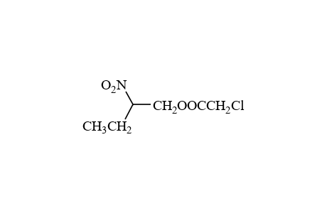 chloroacetic acid, 2-nitrobutyl ester