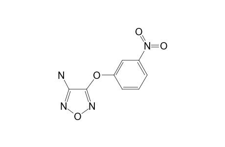 [4-(3-nitrophenoxy)furazan-3-yl]amine