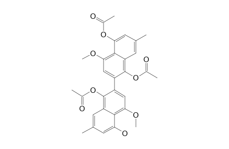 [2,2'-Binaphthalene]-1,1',5,5'-tetrol, 4,4'-dimethoxy-7,7'-dimethyl-, 1,1',5-triacetate