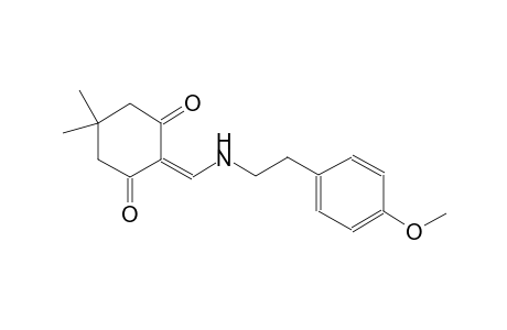 2-({[2-(4-methoxyphenyl)ethyl]amino}methylene)-5,5-dimethyl-1,3-cyclohexanedione