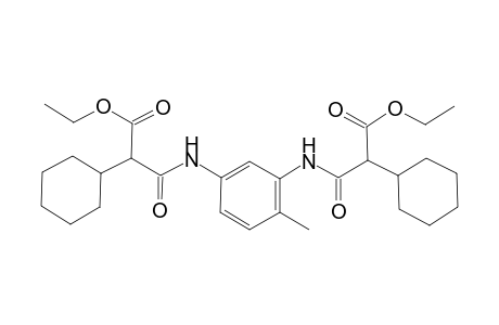 cyclohexaneacetic acid, alpha-[[[3-[(2-cyclohexyl-3-ethoxy-1,3-dioxopropyl)amino]-4-methylphenyl]amino]carbonyl]-, ethyl ester