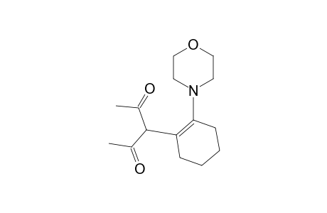 3-[2-(4-Morpholinyl)cyclohexen-1-yl]-2,4-pentanedione