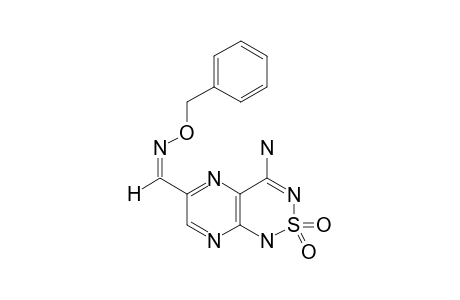 4-AMINO-6-[(BENZYLOXYIMINO)-METHYL]-1H-PYRAZINO-[2,3-C]-1,2,6-THIADIAZINE-2,2-DIOXIDE;Z-ISOMER