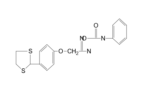 2-[p-(1,3-dithiolan-2-yl)phenoxy]-O-(phenylcarbamoyl)acetamidoxime