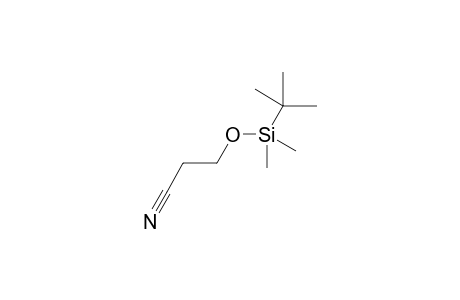 3-(tert-Butyldimethylsilyloxy)propionitrile