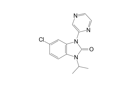 5-chloro-1-isopropyl-3-(2-pyrazinyl)-2-benzimidazolinone