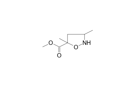 5-Isoxazolidinecarboxylic acid, 3,5-dimethyl-, methyl ester