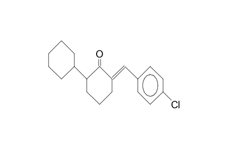 2-(4-Chlorobenzylidene)-6-cyclohexylcyclohexanone