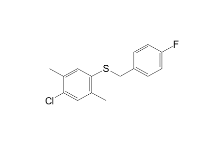 4-chloro-2,5-xylyl p-fluorobenzyl sulfide