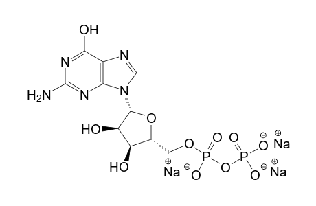 GUANOSINE 5'-/TRIHYDROGEN PYROPHOSPHATE/, P-TRISODIUM SALT