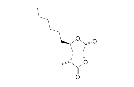 (1R,5R,6R)-6-HEXYL-4-METHYLENE-2,7-DIOXA-BICYCLO-[3.3.0]-OCTAN-3,8-DIONE