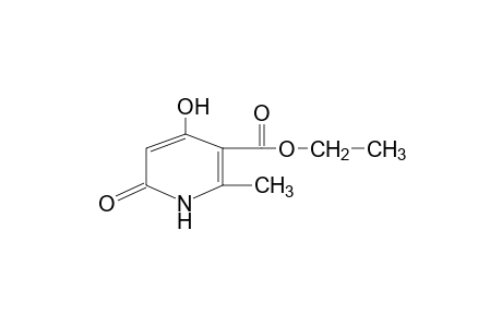 1,6-dihydro-4-hydroxy-2-methyl-6-oxonicotinic acid, ethyl ester