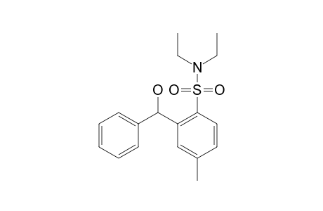N,N-DIETHYL-2-(HYDROXYPHENYLMETHYL)-4-METHYL-BENZENESULFONAMIDE