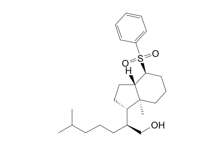 (2S)-2-[(1S,3aS,4S,7aS)-4-Benzenesulfony-7a-methyl-octahydroinden-1-yl]-6-methylheptan-1-ol