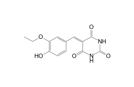5-(3-ETHOXY-4-HYDROXYBENZYLIDENE)BARBITURIC ACID