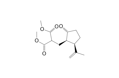 dimethyl 2-[[(1R,2R)-2-isopropenyl-5-oxo-cyclopentyl]methyl]propanedioate