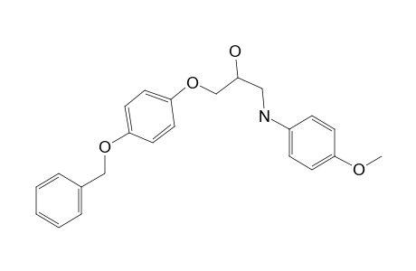 Propan-2-ol, 1-(4-benzyloxyphenoxy)-3-(4-methoxyphenylamino)-