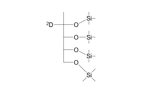 Pentitol-2-D1, 1-desoxy-tetrakis-O-(trimethylsilyl)-