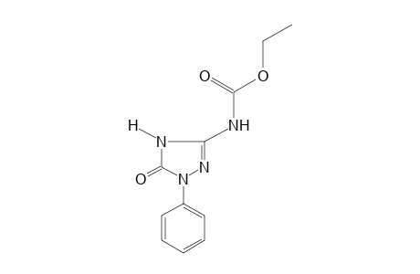 5-oxo-1-phenyl-delta square-1,2,4-triazoline-3-carbamic acid, ethyl ester