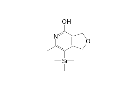 Furo[3,4-c]pyridinol, 1,3-dihydro-6-methyl-7-(trimethylsilyl)-