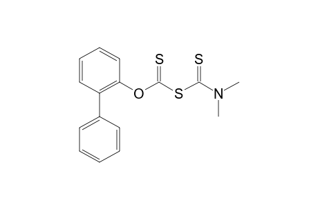 Dimethyldithiocarbamic acid, anhydrosulfide with 2-biphenylylxanthic acid