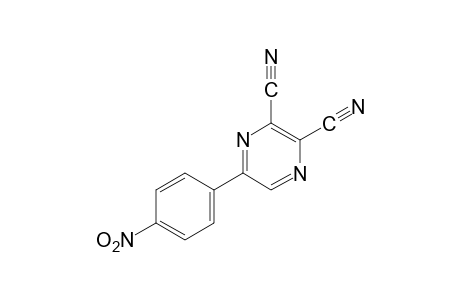 5-(p-nitrophenyl)-2,3-pyrazinecarbonitrile