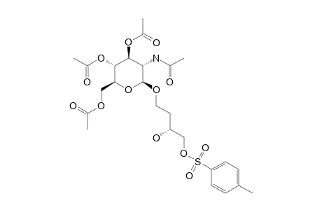 (3'S)-3'-HYDROXY-4'-TOSYLOXYBUTYL-3,4,6-TRI-O-ACETYL-2-ACETYLAMINO-2-DEOXY-BETA-D-GLUCOSIDE
