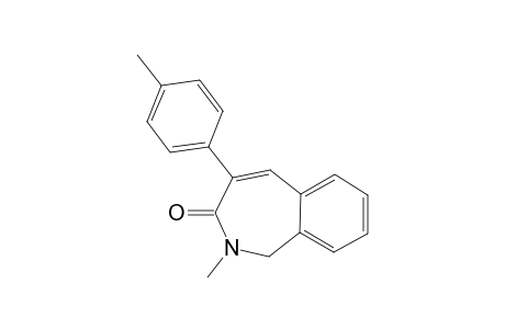 2-Methyl-4-(4'-methylphenyl)-1,2-dihydro-3H-2-benzazepin-3-one