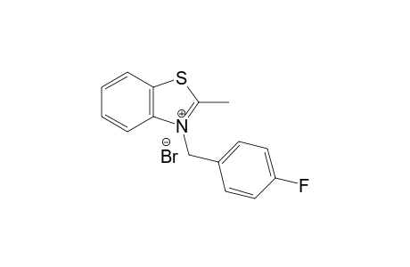 3-(4-Fluorobenzyl)-2-methylbenzo[d]thiazol-3-iumbromide