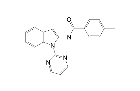 4-Methyl-N-(1-(pyrimidin-2-yl)-1H-indol-2-yl)benzamide