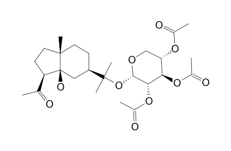 5B,11-DIHYDROXY-IPHIONAN-4-ONE-11-ONE-11-O-[A-XYLOPYRANOSIDE-TRIACETATE]