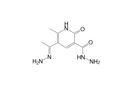 5-[(1E)-ethanehydrazonoyl]-6-methyl-2-oxo-1,2-dihydro-3-pyridinecarbohydrazide