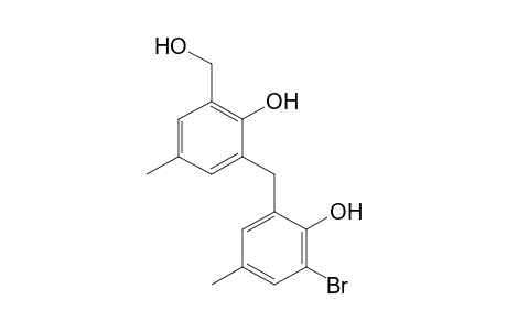 3-(3-bromo-5-methylsalicyl)-2-hydroxy-5-methylbenzyl alcohol