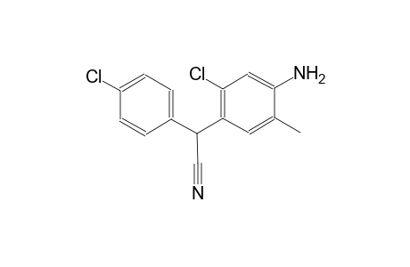 (4-amino-2-chloro-5-methylphenyl)(4-chlorophenyl)acetonitrile