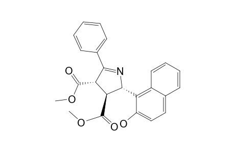 2H-Pyrrole-3,4-dicarboxylic acid, 3,4-dihydro-2-(2-hydroxy-1-naphthalenyl)-5-phenyl-, dimethyl ester, (2.alpha.,3.beta.,4.alpha.)-