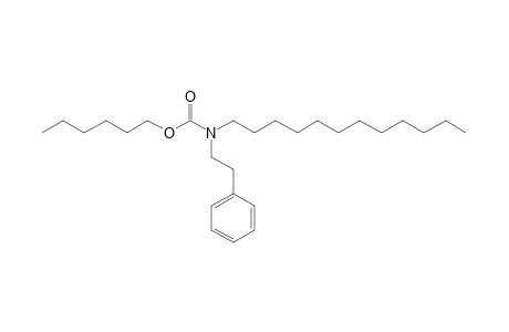 Carbonic acid, monoamide, N-(2-phenylethyl)-N-dodecyl-, hexyl ester