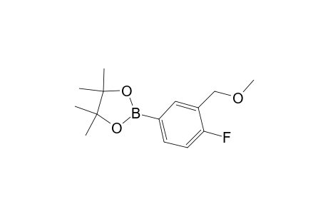 2-[4-fluoro-3-(methoxymethyl)phenyl]-4,4,5,5-tetramethyl-1,3,2-dioxaborolane