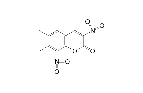 3,8-dinitro-4,6,7-trimethylcoumarin