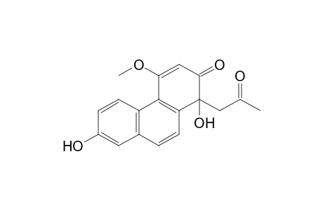 1,7-Dihydroxy-4-methoxy-1-(2-oxopropyl)-1H-phenanthren-2-one