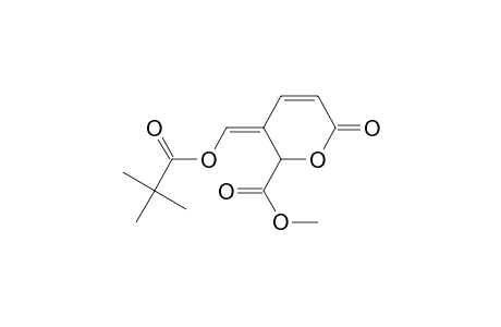 Methyl (Z)-3-[[(2,2-dimethylpropionyl)oxy]-methylene]-6-oxo-3,6-dihydro-2H-pyran-2-carboxylate